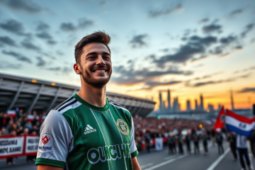 Kevin Castaño se preparando para se unir ao River Plate após sua despedida do Krasnodar.