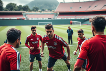 Jogadores do River Plate se recuperam após parate FIFA, incluindo Paulo Díaz e outros jogadores lesionados.