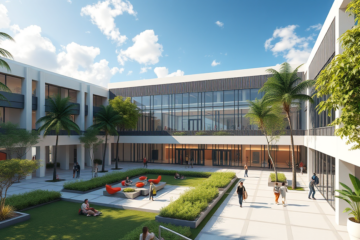 Transformação do Centro Municipal de Belas Artes em Parque Tecnológico e de Inovação, com salas de dança, estúdios, e espaços de coworking.