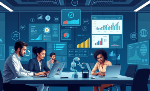 Imagem ilustrativa sobre gestores utilizando inteligência artificial para decisões de promoção.