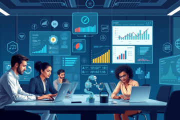 Imagem ilustrativa sobre gestores utilizando inteligência artificial para decisões de promoção.