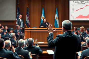 Imagem representativa da decisão judicial que ordena a transferência de ações da YPF na Argentina.