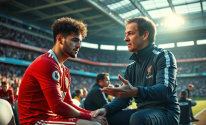 Mohamed Salah fora do jogo contra a Inter de Milão após críticas e sugestões do técnico sobre suas decisões.