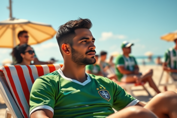 Meio-campista do Palmeiras comentando sobre sua primeira temporada no clube e expressando otimismo para 2026.