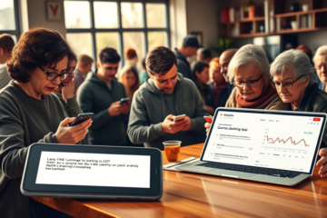 Usuários enfrentam problemas de acesso no aplicativo do Bradesco, com mensagens de erro e alternativas sugeridas pelo banco.