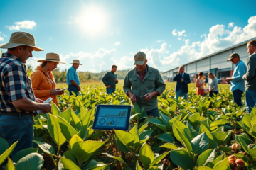 Imagem representativa da rastreabilidade no setor agropecuário, enfatizando a importância do Protocolo Embrapa Trace e as mudanças na legislação de importação de commodities.
