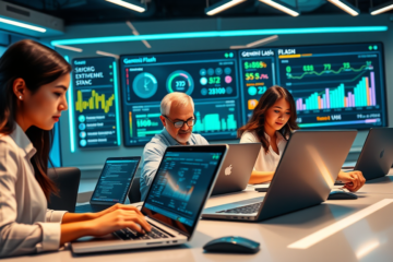 Gemini Flash, modelo de Inteligência Artificial que prioriza velocidade e eficiência em ambientes corporativos.