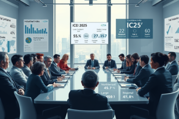 Análise dos Resultados Setoriais do Índice de Confiança do Empresário Industrial, destacando a confiança entre diferentes setores e regiões.