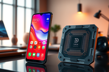 Xiaomi 17 Ultra com Snapdragon 8 Gen 5, destacando suas câmeras Leica e desempenho superior.