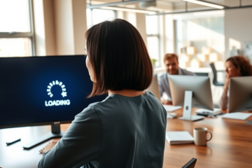 Imagem representando o carregamento de experiência, simbolizando a expectativa de um resultado positivo.