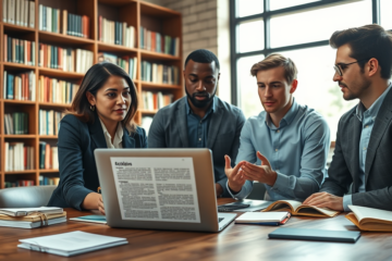 Imagem representativa sobre a elaboração de resumos acadêmicos