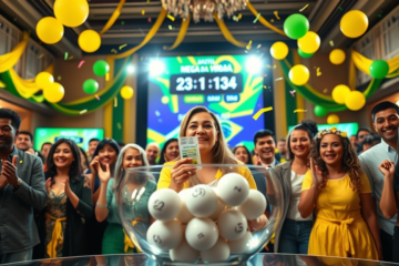 Sorteio da Mega da Virada adiado, prêmio recorde de mais de R$ 1 bilhão.