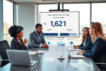 Reajuste do salário mínimo nacional para R$ 1.621 em 2026, refletindo a inflação e impactos econômicos.
