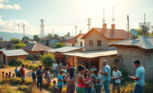 Cooperativas proporcionando serviços de telecomunicações em áreas carentes.