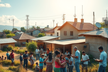 Cooperativas proporcionando serviços de telecomunicações em áreas carentes.