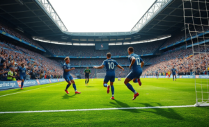Moisés Caicedo celebra o gol que garantiu a vitória do Chelsea sobre o Pafos na UEFA Champions League.