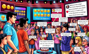 Momentos intensos do Paredão no BBB 26 com Matheus e Leandro em confronto e a participação de outras personalidades da casa.