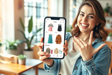 Imagem de destaque mostrando as últimas tendências disponíveis no app da SHEIN.