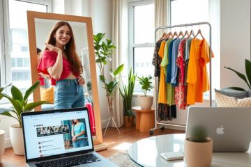 Imagem que ilustra a oferta de roupas grátis da SHEIN, refletindo o tema de oportunidades e riscos relacionados a essa prática.