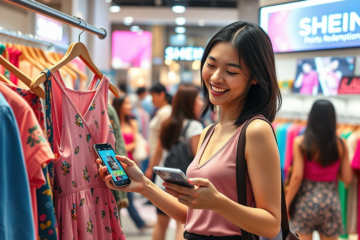 Imagem ilustrativa sobre como usar pontos na SHEIN para zerar compras.