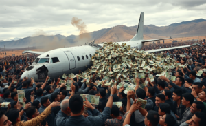 A Queda Do Avião E O Caos Das Cédulas