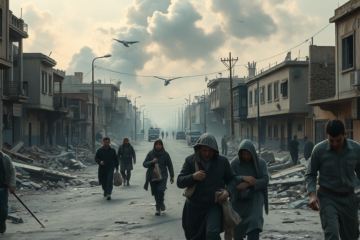 Imagem ilustrativa da guerra aérea e seus custos econômicos.