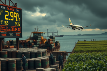 A guerra entre Estados Unidos e Israel e seus impactos globais, incluindo alta do petróleo e consequências para a economia brasileira.