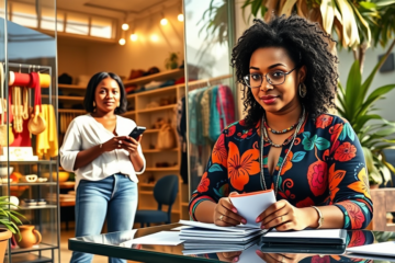 Imagem de mulheres empreendedoras que superaram desafios e criaram oportunidades no Brasil.