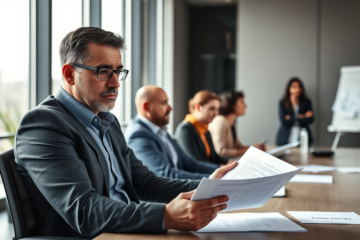 Funcionários considerando a oferta de PDV em um ambiente corporativo.