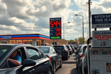 Motoristas enfrentam dificuldades financeiras devido ao aumento dos preços da gasolina, com impactos na economia.
