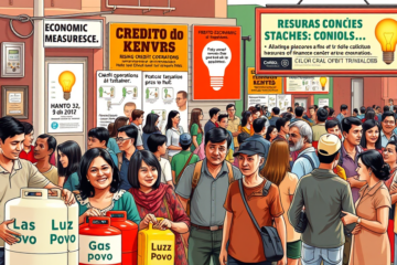 Imagem representativa das medidas para alavancar a economia, incluindo redução do Imposto de Renda e programas sociais como Gás do Povo.