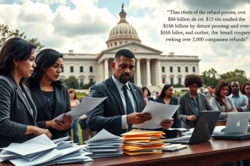 Imagem ilustrativa sobre o reembolso de tarifas e o processo do governo.