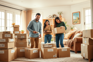 Organização da casa com Empréstimo Pessoal Seguro.
