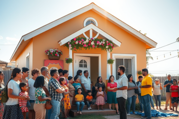 Reforma de casas no programa Lar Doce Lar com a seleção de participantes.