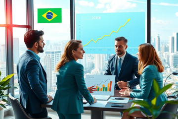 Imagem representando os avanços na economia brasileira e a necessidade de ajuste fiscal.