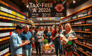 Descontos Em Vinhos Até 60% No Dia Livre De Impostos