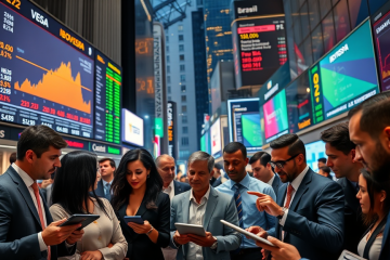 Aumento do Ibovespa influenciado por dados de emprego nos EUA e seu impacto no mercado financeiro.