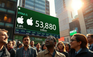 Ações Da Apple Atingem Valor De Mercado De US$ 5 Trilhões