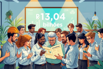 Distribuição de lucros do FGTS para trabalhadores com saldo em contas ativas ou inativas, explicando os valores e condições para recebimento.
