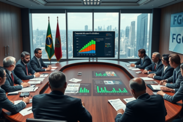 Imagem representando a situação financeira do BRB e a declaração do FGC sobre a falta de documentos.