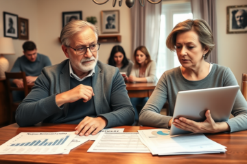 A importância das ajudas financeiras no planejamento de aposentadoria dos pais e como isso afeta a segurança financeira da família.