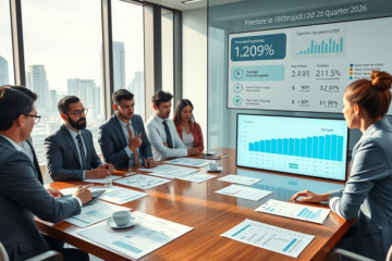 Cenário econômico das empresas brasileiras no segundo trimestre de 2026, destacando aumento das despesas financeiras e lucros de grandes corporações.